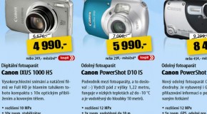 Dva digitální fotoaparáty Canon za neuvěřitelně nízkou cenu