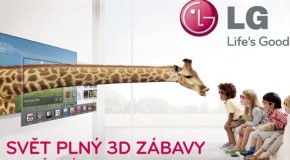 Televizory LG – 3D zábava a dokonalý design. Nyní navíc hodnotné dárky!