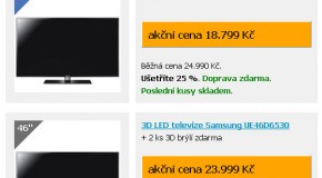 Dvě 3D televize Samsung za velmi atraktivní cenu!